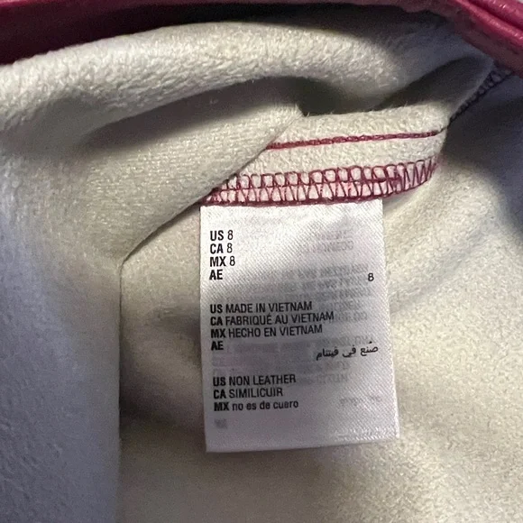 INC International Concepts Berry Burgundy Faux Leather Trumpet A-line Midi Skirt - Picture 11 of 12